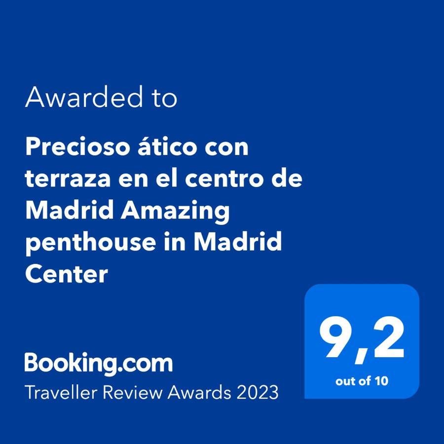 Precioso Atico Con Terraza En El Centro De Madrid Amazing Penthouse In Madrid Center Apartment Exterior foto